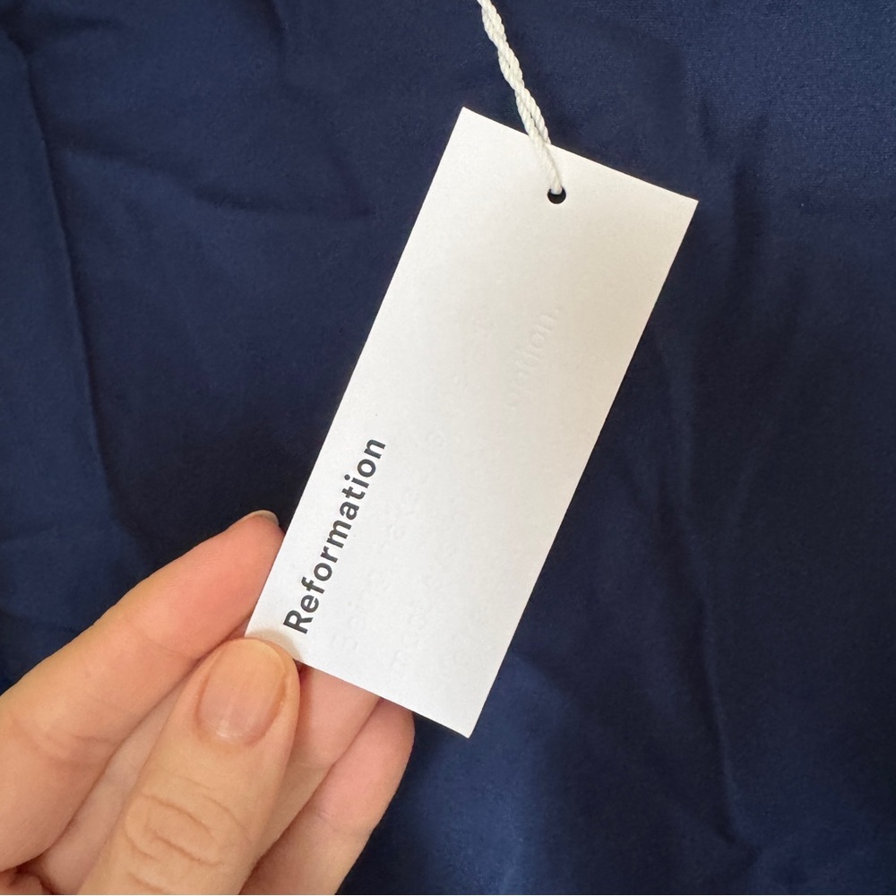 NWT Reformation Bevin Satin Dress - Picture 12 of 15